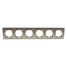 Рамка на 6 постов mono electric despina 102-220000-166
